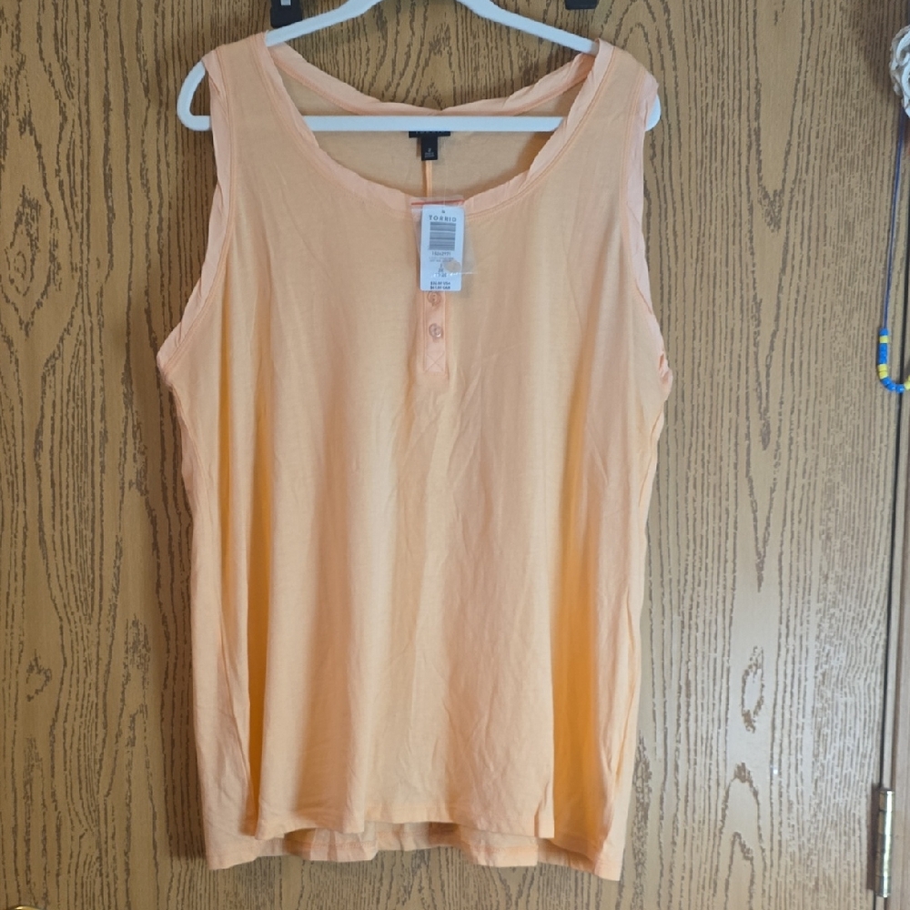 Torrid Peach Tank Top